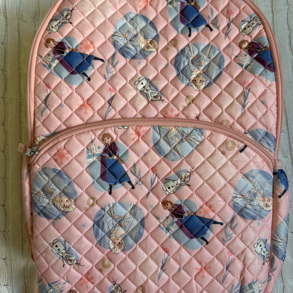 Bioworld Frozen Backpack NEW Disney Princess Elsa Anna Olaf Back To School Quilt - Picture 2 of 8